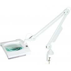 Kosmetologinė LED lempa - lupa 3 dioptrijų (lęšis 15 x 18 cm)