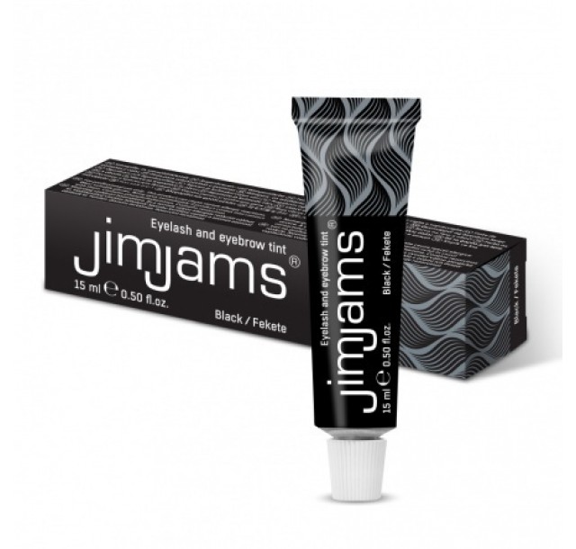 Blakstienų ir antakių dažai (juodi), 15 ml