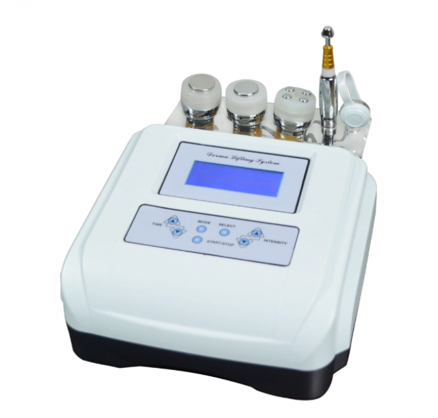 Elektroporacijos aparatas su jonoforeze ir šalčio plaktuku