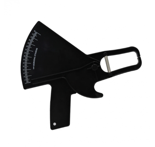 Plastikinis kaliperis odos raukšlei matuoti