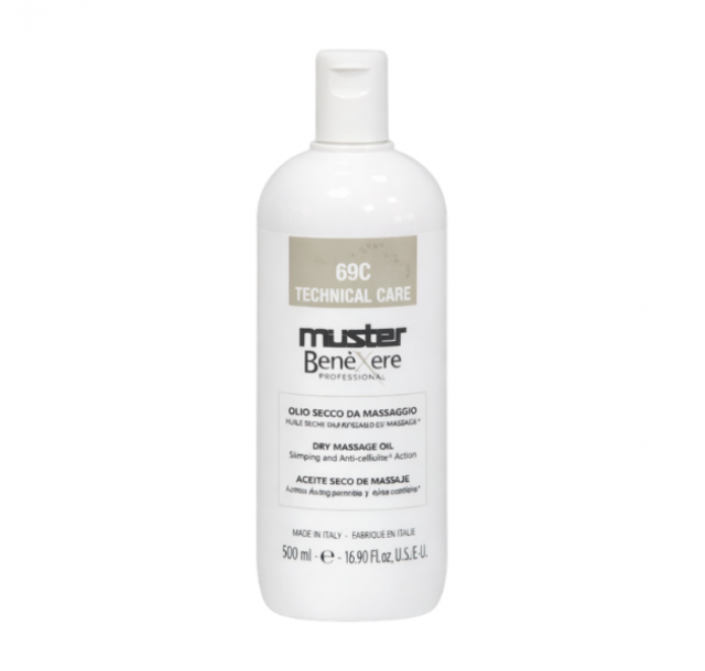 Anticeliulitinis sausas aliejus masažams (endoderminiam vakuumui) 69C, 500 ml