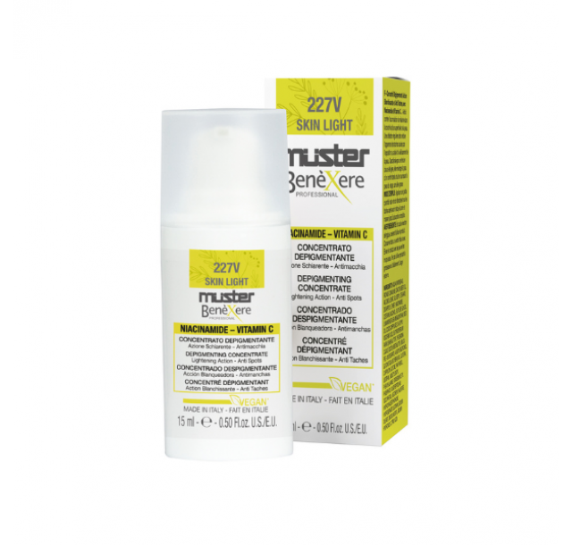 Depigmentuojantis koncentratas su niacinamidu ir vitaminu C 227V, 15 ml