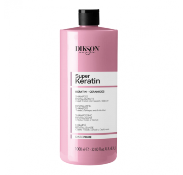 Regeneruojamasis šampūnas su keratinu pažeistiems plaukams, 1000 ml