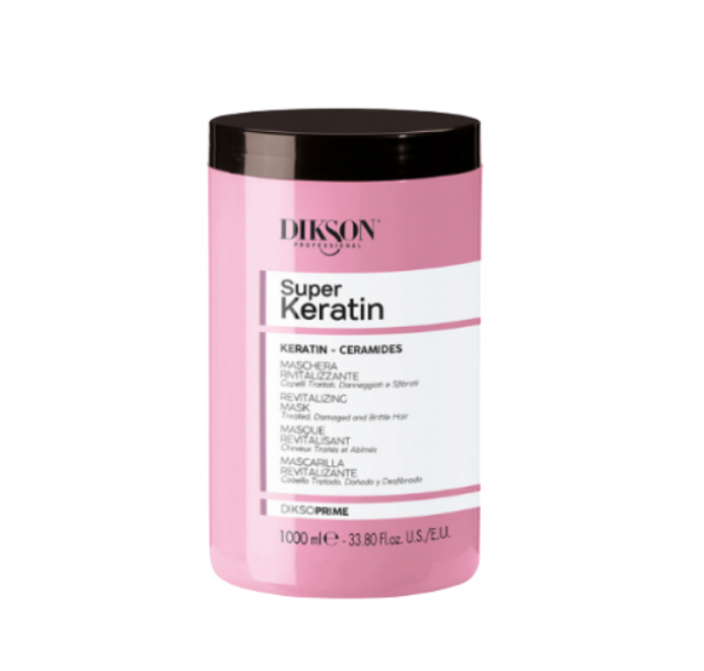 Regeneruojamoji kaukė su keratinu pažeistiems plaukams, 1000 ml