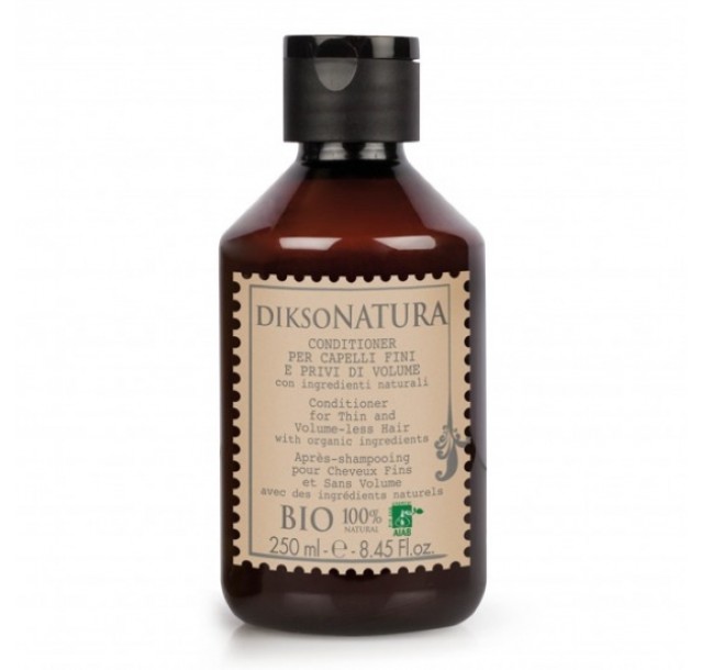 Natūralus kondicionierius ploniems plaukams DiksoNatura, 250ml 