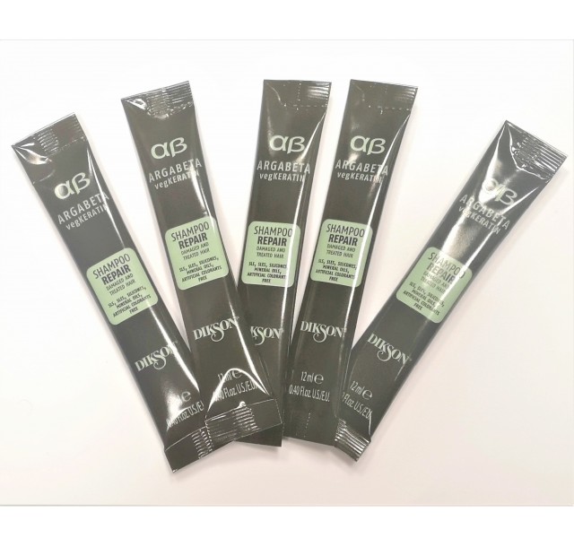 AB „Repair“ atstatomasis šampūnas su keratinu, 12ml mėginukas