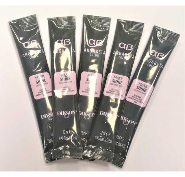 AB „Shine“ kaukė dažytiems plaukams, 12ml mėginukas