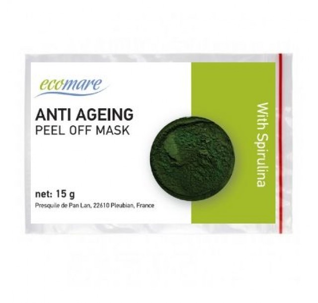 Anti-ageing alginatinė kaukė su spirulina, 15 g