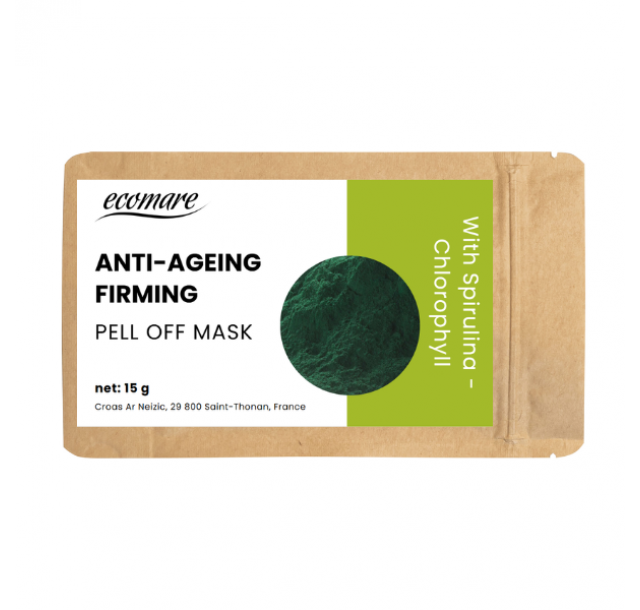 Anti-ageing alginatinė kaukė su spirulina, 15 g