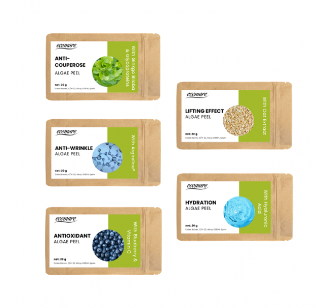 Alginatinių kaukių rinkinys Nr. 3, 5x20g