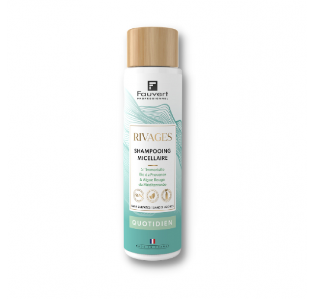 Drėkinamasis micelinis šampūnas su kiviais „Rivages“, 250 ml