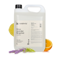 Citrusų ir levandų aromato masažinis saldžiųjų migdolų aliejus „Citrus & Lavender“, 5 l