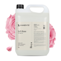 Rožių aromato masažinis saldžiųjų migdolų aliejus „Soft Rose“, 5 l