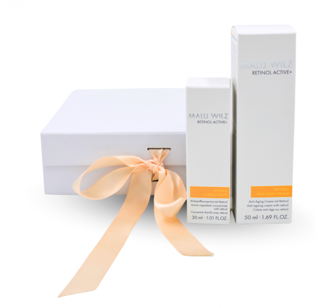 Rinkinys veido odai su retinoliu
