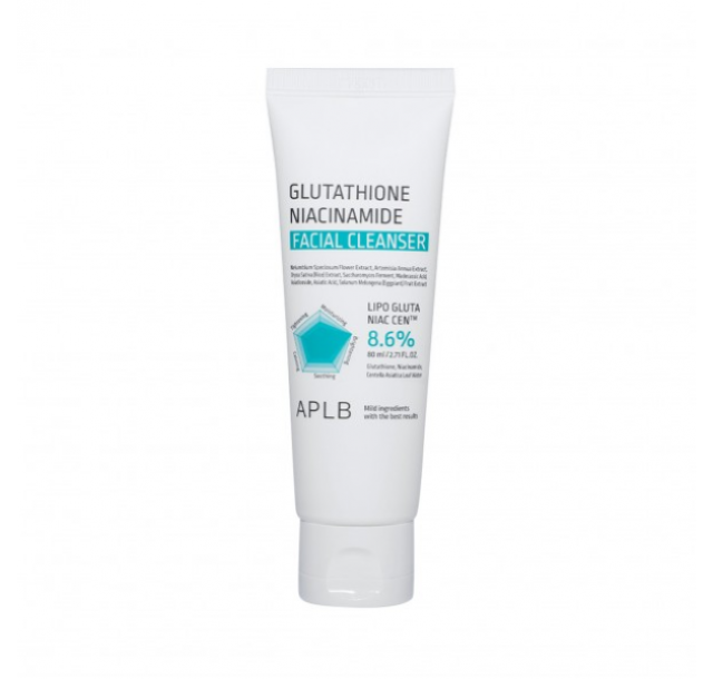 APLB veido prausiklis su glutationu ir niacinamidu, 80ml
