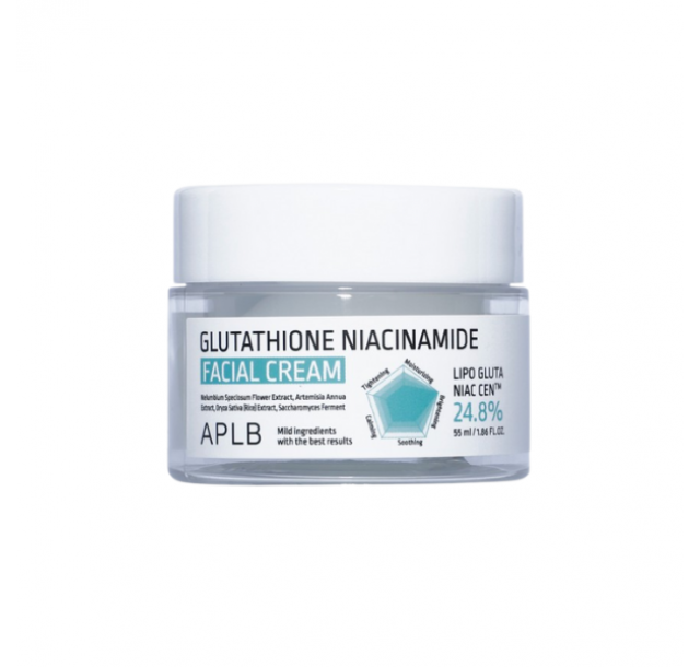 APLB skaistinamasis veido kremas su glutationu ir niacinamidu, 55 ml