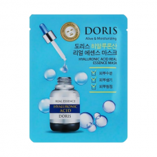 Doris drėkinamoji lakštinė veido kaukė su hialuronu