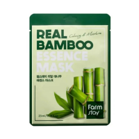 Farmstay drėkinamoji lakštinė veido kaukė su bambukų ekstraktu