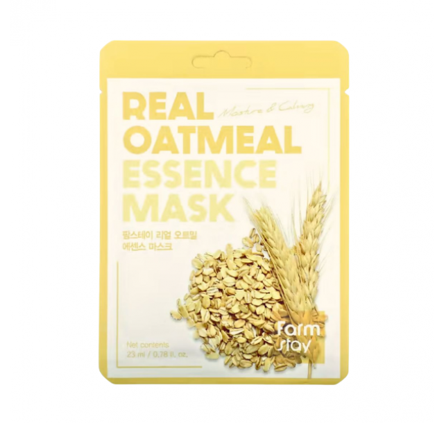 Farmstay raminamoji lakštinė veido kaukė su avižų ekstraktu