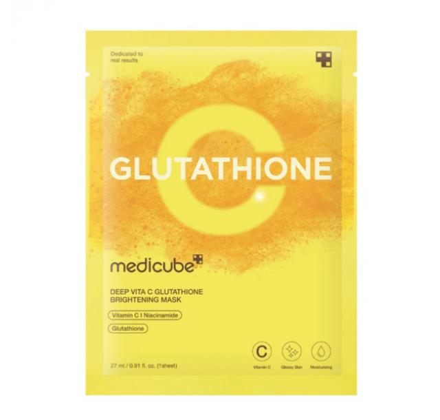 Medicube skaistinamoji lakštinė kaukė su glutationu, vitaminu C ir retinoliu