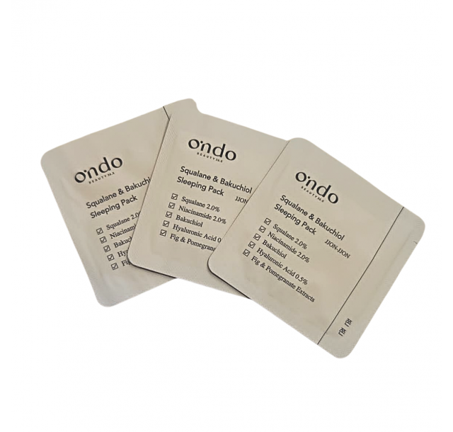 Ondo naktinė kaukė su skvalenu ir bakučioliu, 1,5 ml