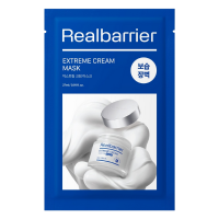 Real Barrier drėkinamoji lakštinė-kreminė veido kaukė