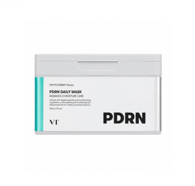 VT Cosmetics lakštinė veido kaukė su hialuronu, PDRN ir pantenoliu, 30 vnt.