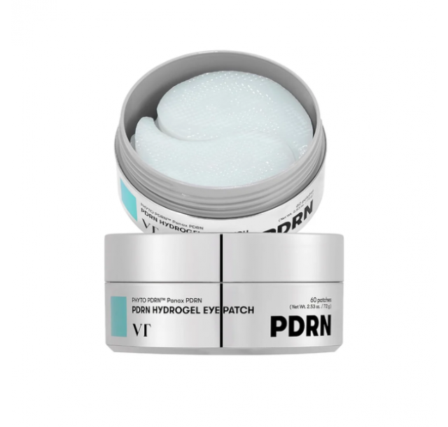 VT Cosmetics hidrogelinės paakių kaukės su PDRN, retinaliu ir peptidais, 60 vnt.