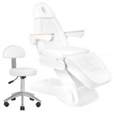 Elektrinis kosmetologinis gultas (3 varikliai) su kėdute Sillon (Lenkija)