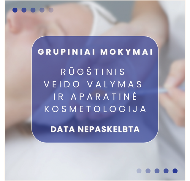 Rūgštinis veido valymas ir aparatinė kosmetologija