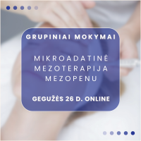 05.26 d. KAUNAS | Mikroadatinė mezoterapija mezopenu + demonstracija