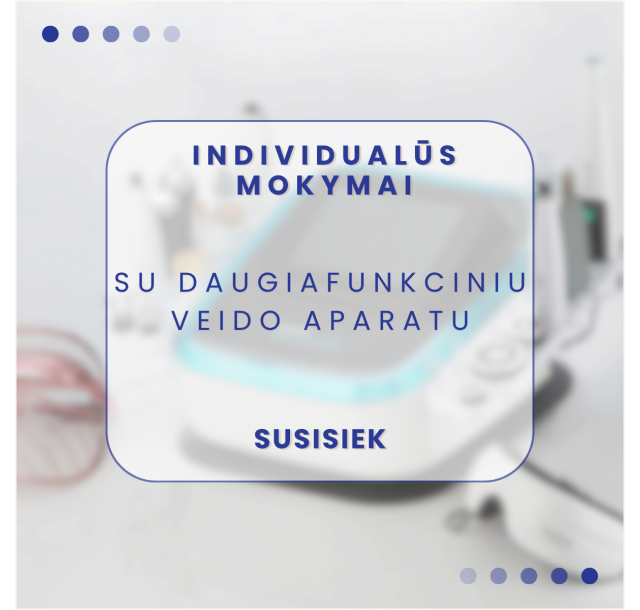 Praktiniai mokymai su daugiafunkciu aparatu veido procedūroms