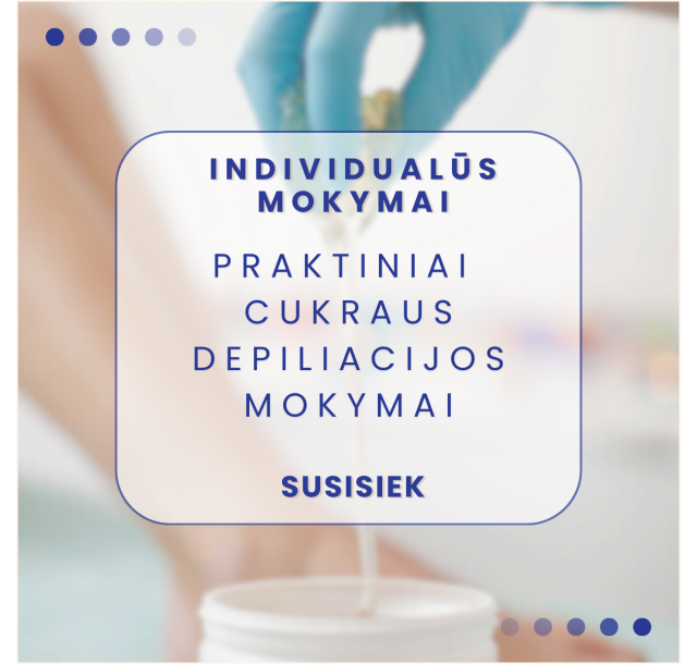 GYVAI | Praktiniai cukraus depiliacijos mokymai