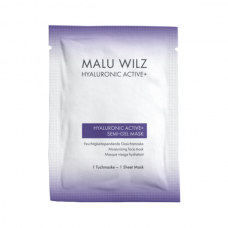 Drėkinamoji lakštinė veido kaukė su hialurono rūgštimi