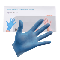 Vinilinės pirštinės be pudros, 100vnt. (S/M)