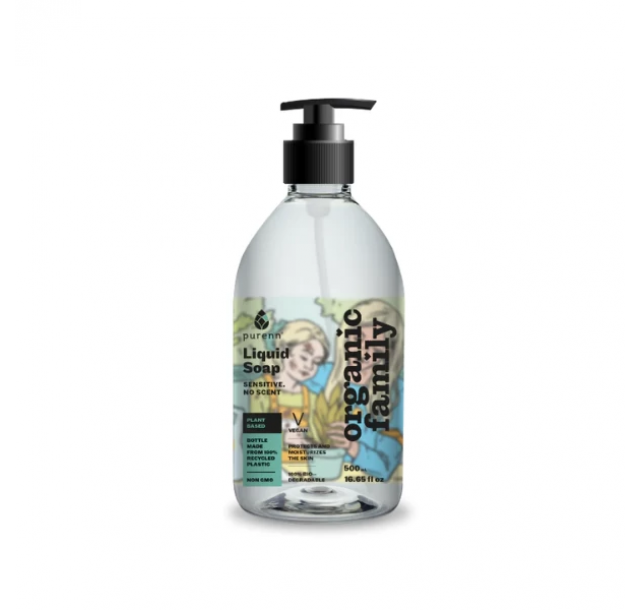 Bekvapis skystas muilas su alaviju jautriai odai, 500ml
