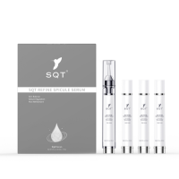 SQT naktinis serumas su spikulėmis mišriai, riebiai odai „Refine“, 4 x 15 ml