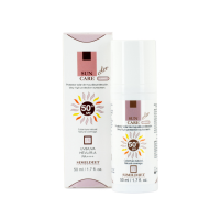 Tonuojantis veido kremas nuo saulės su SPF 50+ ir mineraliniais filtrais Light, 50ml