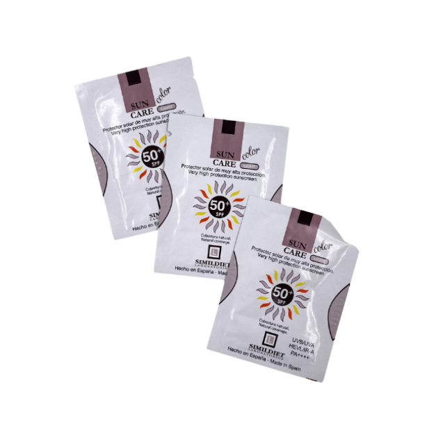 Tonuojantis veido kremas nuo saulės su SPF 50+ Light, 3ml mėginukas