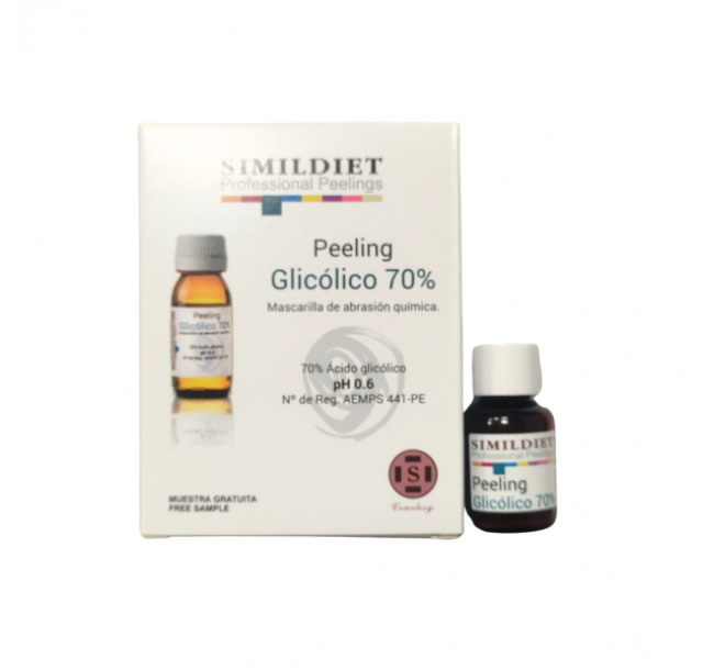 Glikolio rūgštis „Glicolico“ 70 % (pH 0,6), 3 ml mėginukas