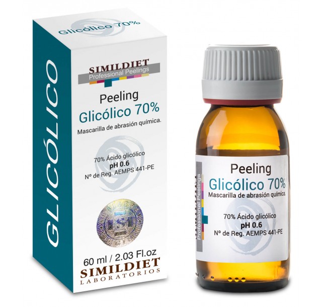 Glikolio rūgštis „Glicolico“ 70 % (pH 0,6), 60 ml