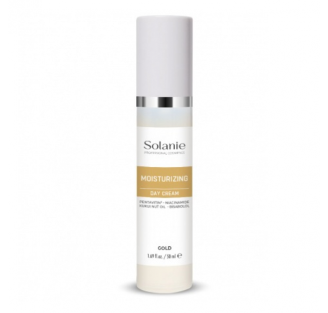 Drėkinamasis dieninis kremas su aukso dalelėmis, 50ml