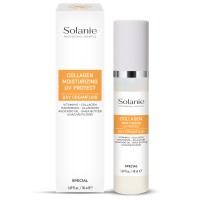 Drėkinamasis dieninis kremas-fluidas su kolagenu ir SPF50, 50 ml