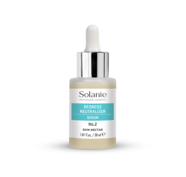 Raudonį mažinantis veido serumas, 30 ml