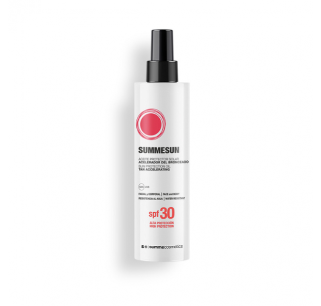 Įdegį skatinantis veido ir kūno aliejus su SPF30, 200ml