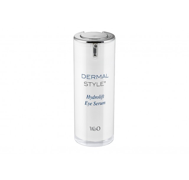 Intensyviai drėkinantis ir liftinguojantis paakių serumas su peptidais ir hialuronu Hydrolift, 15ml 